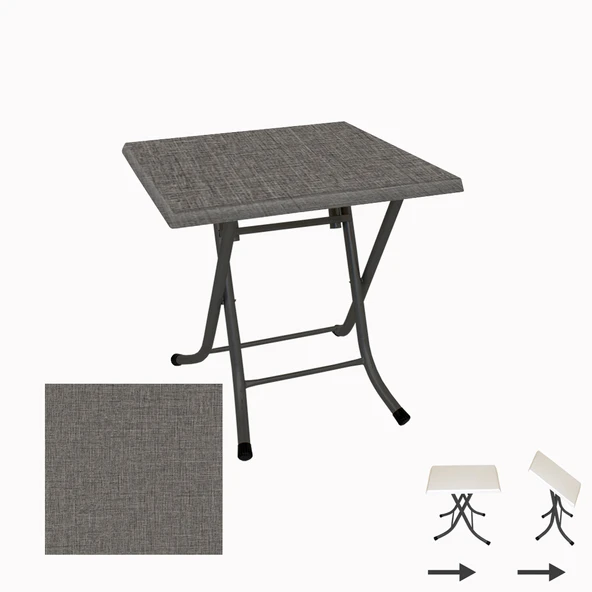 Klasik Katlanır Masa 70x70 cm - (Werzalit, Wermodin ve Allzalit Tabla) - Twister ürün görseli 1
