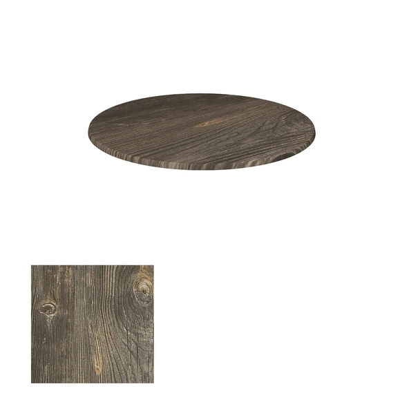 Werzalit, Allzalit veya Wermodin Masa Tablası Yuvarlak 80cm - Old Pine ürün görseli 1