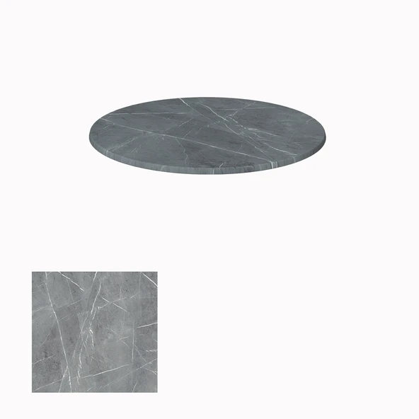 Werzalit, Allzalit veya Wermodin Masa Tablası Yuvarlak 90cm - Light Temperado ürün görseli 1