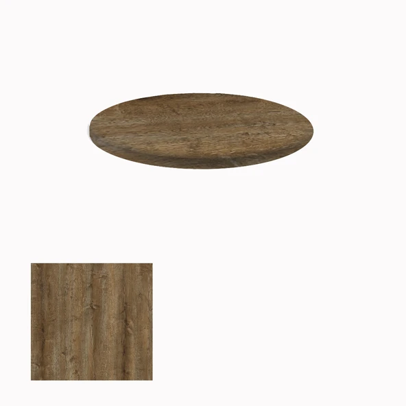 Werzalit, Allzalit veya Wermodin Masa Tablası Yuvarlak 80cm - Canyon Hidalgo ürün görseli 1