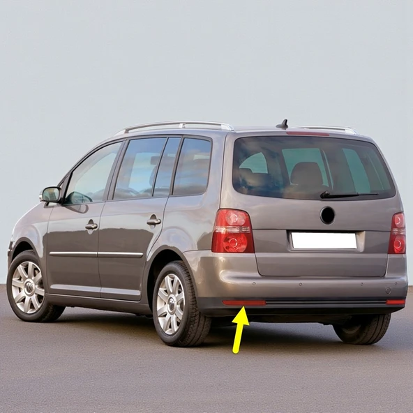 VW Touran 2007-2010 Sol Arka Tampon Reflektörü Kedi Gözü 1T0945105A ürün görseli 1
