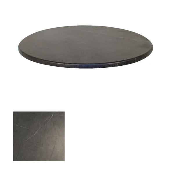 Wermodin Masa Tablası Yuvarlak 107 cm - Grey Marble ürün görseli 1