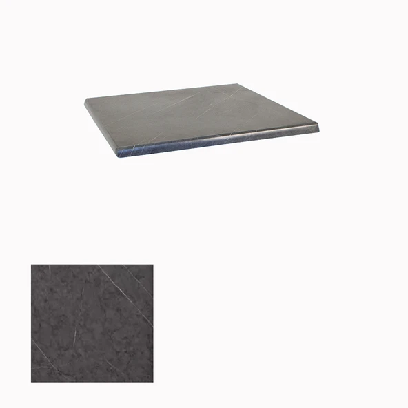 Werzalit, Allzalit veya Wermodin Masa Tablası 80x80 - Grey Marble ürün görseli 1