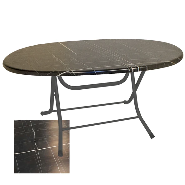 Klasik Katlanır Masa Oval (94x146 cm) - (Werzalit, Wermodin ve Allzalit Tabla) -  Palazzo ürün görseli 1