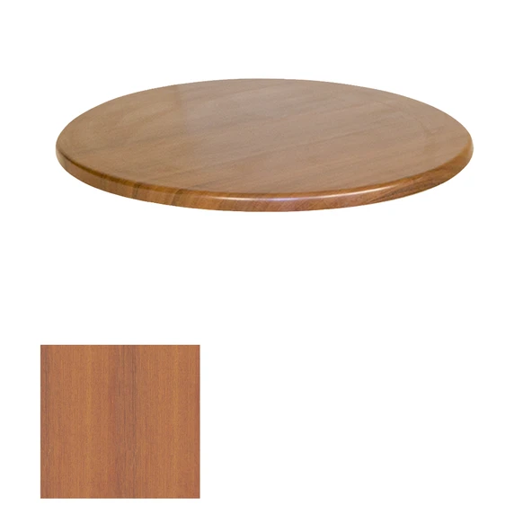 Wermodin Masa Tablası Yuvarlak 107 cm - Koyu Ahşap ürün görseli 1