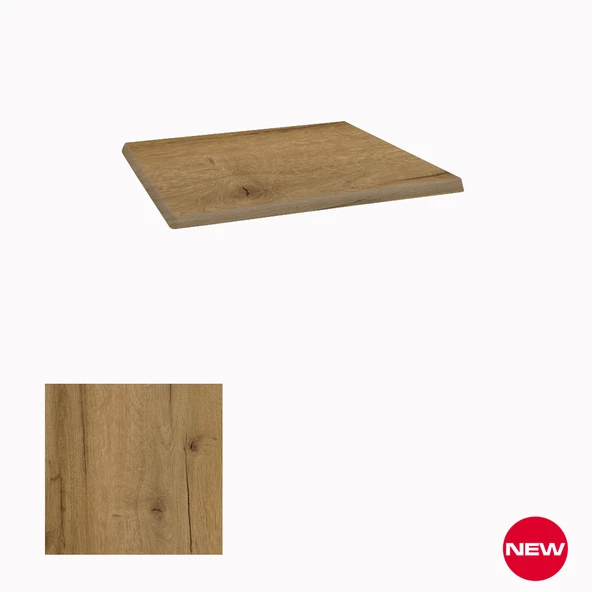 Werzalit, Allzalit veya Wermodin Masa Tablası 80x80 - Canyon Palace Oak ürün görseli 1