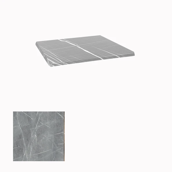 Werzalit, Allzalit veya Wermodin Masa Tablası 80x80 - Light Emperado ürün görseli 1
