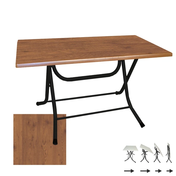Klasik Katlanır Masa 70x120 cm - (Werzalit, Wermodin ve Allzalit Tabla) - Novagento ürün görseli 1