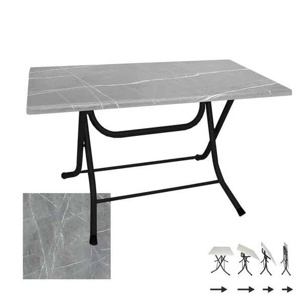 Klasik Katlanır Masa 80x120 cm - (Werzalit, Wermodin ve Allzalit Tabla) - Light Emperado ürün görseli 1