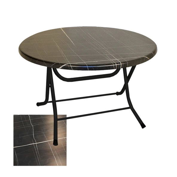 Klasik Katlanır Masa Yuvarlak (107 cm Çap) - (Werzalit, Wermodin ve Allzalit Tabla) - Palazzo ürün görseli 1
