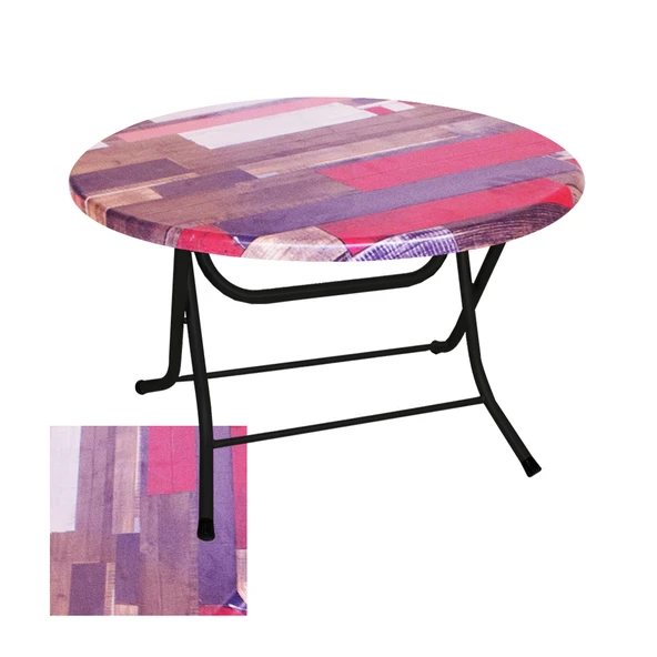 Klasik Katlanır Masa Yuvarlak (107 cm Çap) - (Werzalit, Wermodin ve Allzalit Tabla) - Redwood ürün görseli 1