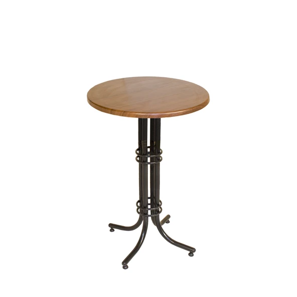 Bistro Masa Buket - (Werzalit, Wermodin ve Allzalit Tabla 60 cm çap) - Koyu Ahşap ürün görseli 1