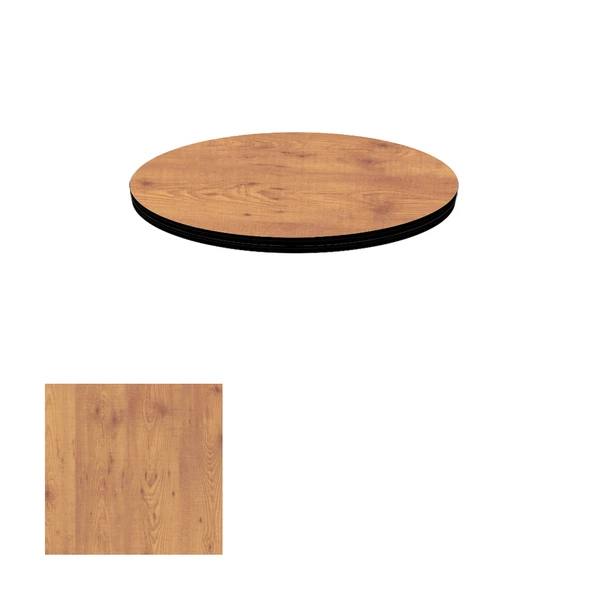 Kompakt Laminat Masa Tablası (70 cm Yuvarlak) - Novagento ürün görseli 1