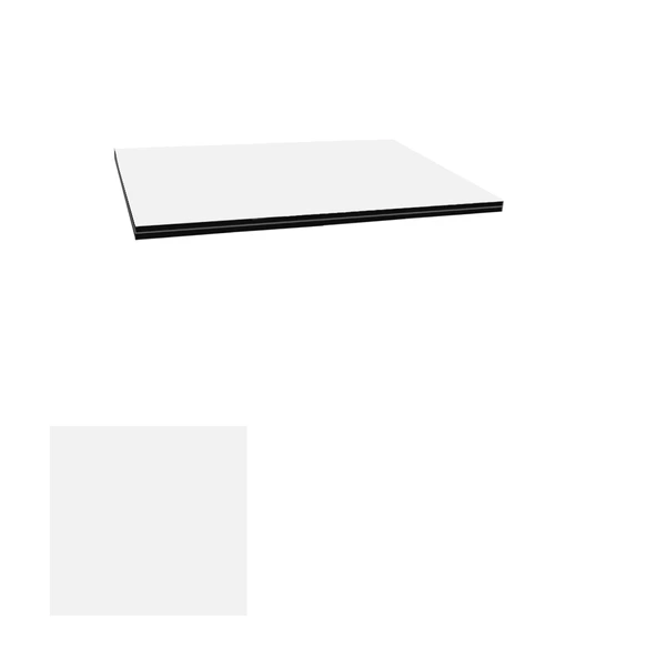 Kompakt Laminat Masa Tablası (76x76) - Ultra White ürün görseli 1