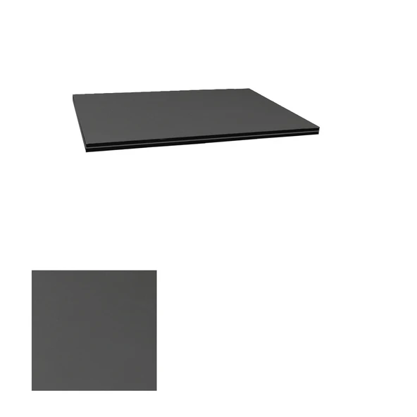 Kompakt Laminat Masa Tablası (76x76) - Antrasit Gri ürün görseli 1