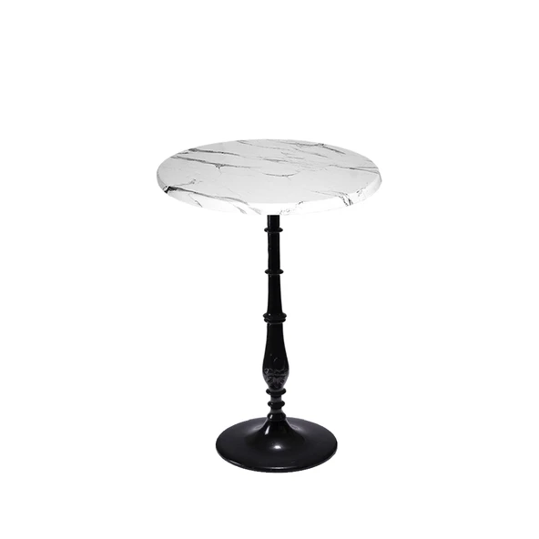 Bistro Döküm Ayak Çipa-6006 Masa -  (Werzalit, Wermodin ve Allzalit Tabla 60 cm çap) - Afyon Mermer ürün görseli 1