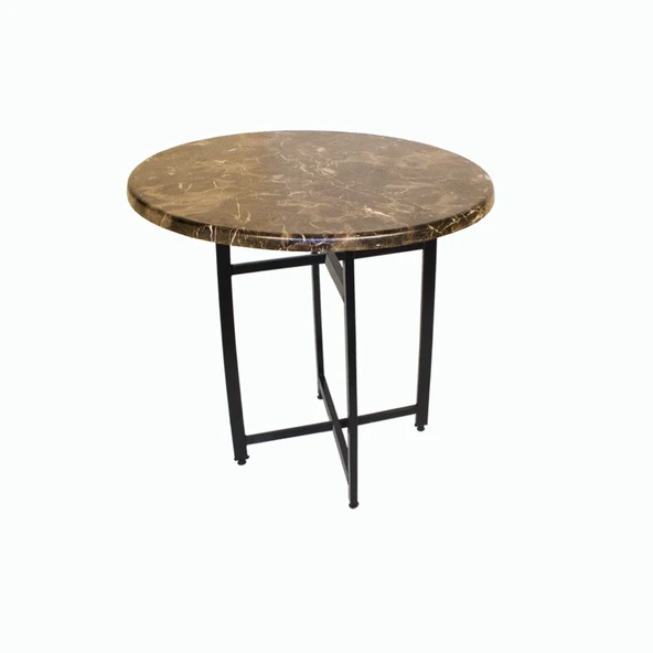 Nevada Yuvarlak Masa Çap 90cm - (Werzalit, Wermodin ve Allzalit Tabla) - Karacabey Mermer ürün görseli 1