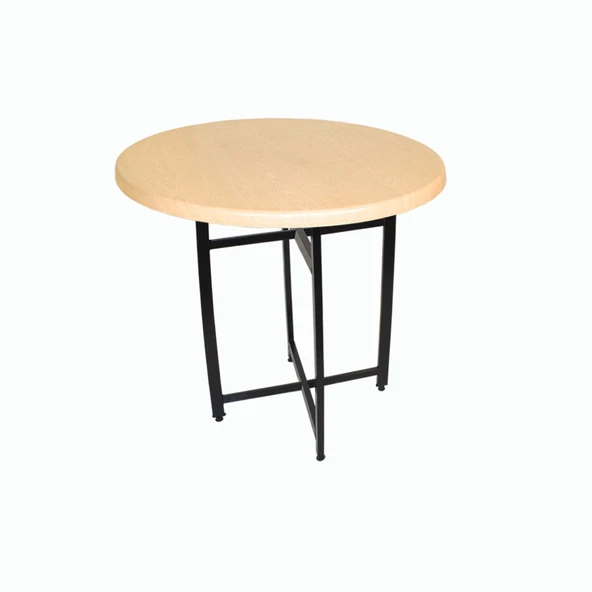 Nevada Yuvarlak Masa Çap 80cm - (Werzalit, Wermodin ve Allzalit Tabla) - Akçaağaç ürün görseli 1