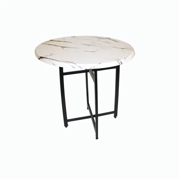 Nevada Yuvarlak Masa Çap 90cm - (Werzalit, Wermodin ve Allzalit Tabla) - Afyon Mermer ürün görseli 1