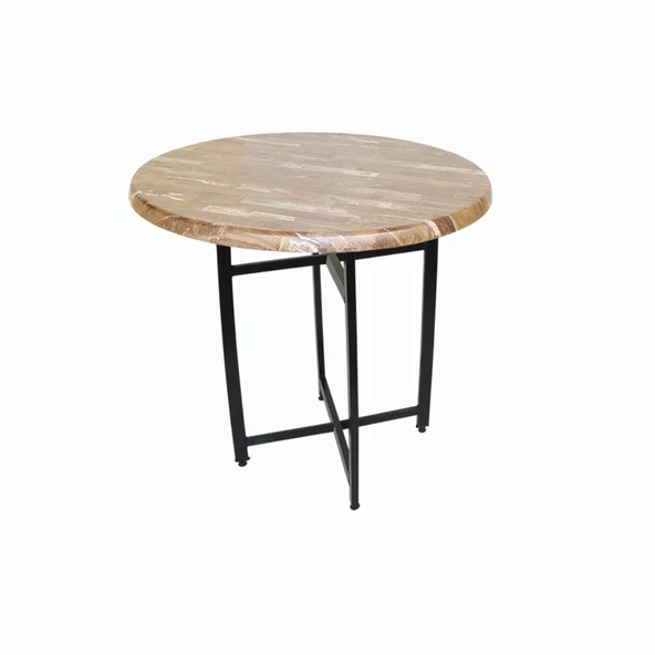 Nevada Yuvarlak Masa Çap 90cm - (Werzalit, Wermodin ve Allzalit Tabla) - Maracaibo ürün görseli 1