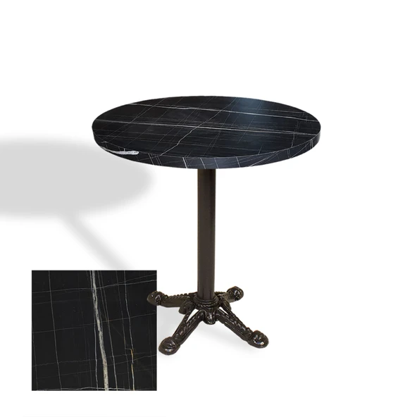 Çipa Laminat Yuvarlak Masa Çap 70cm ESB - Palazzo ürün görseli 1