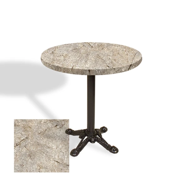 Çipa Laminat Yuvarlak Masa Çap 70cm ESB - Scala Marble ürün görseli 1