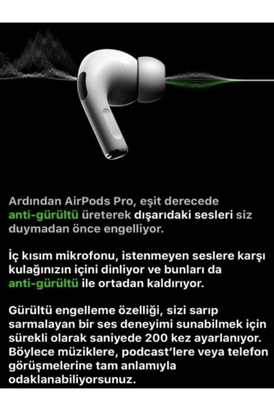 Huawei P20 Pro Android   Pro Airbods True Wireles Bluetooth Kulaklık - Resim 2