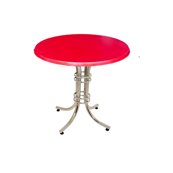 Buket Yuvarlak Masa Çap 90cm - (Werzalit, Wermodin ve Allzalit Tabla) - Kırmızı ürün görseli 1