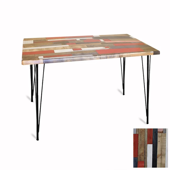 Premıum Mutfak Masası 70x120 ESB (Werzalit, Wermodin ve Allzalit Tabla) - Red Wood ürün görseli 1