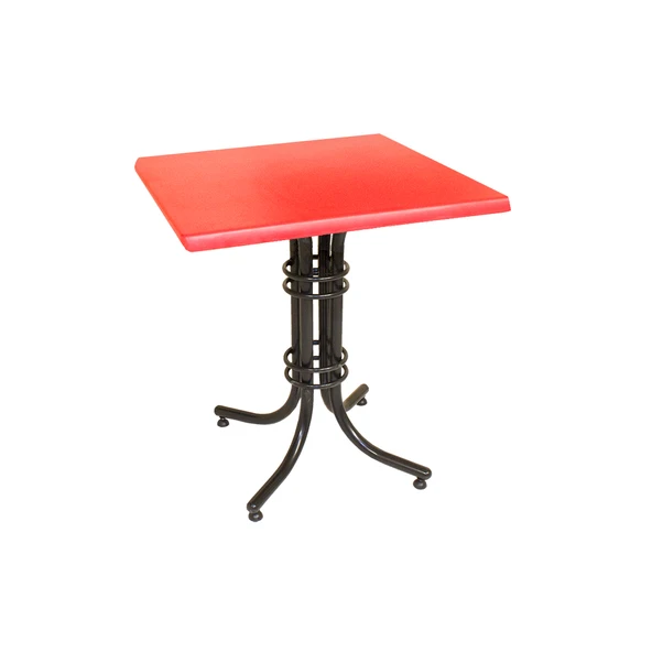 Buket Kare ESB Masa 70x70cm - (Werzalit, Wermodin ve Allzalit Tabla) - 70X70 - Kırmızı ürün görseli 1