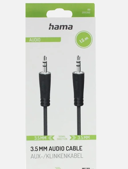 Hama 3.5 mm Stereo 1.5 m ürün görseli 1