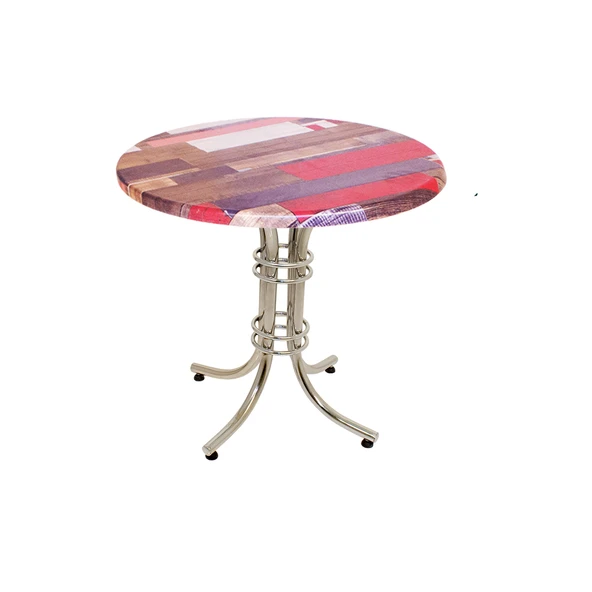 Buket Yuvarlak Masa Çap 80cm - (Werzalit, Wermodin ve Allzalit Tabla) - Red Wood ürün görseli 1