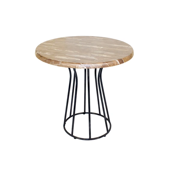 Palermo Yuvarlak Masa Çap 80cm - (Werzalit, Wermodin ve Allzalit Tabla) - Maracaibo ürün görseli 1