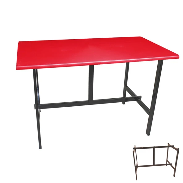 Capella Mutfak Masası 80x120 ESB (Werzalit, Wermodin ve Allzalit Tabla) - Kırmızı ürün görseli 1