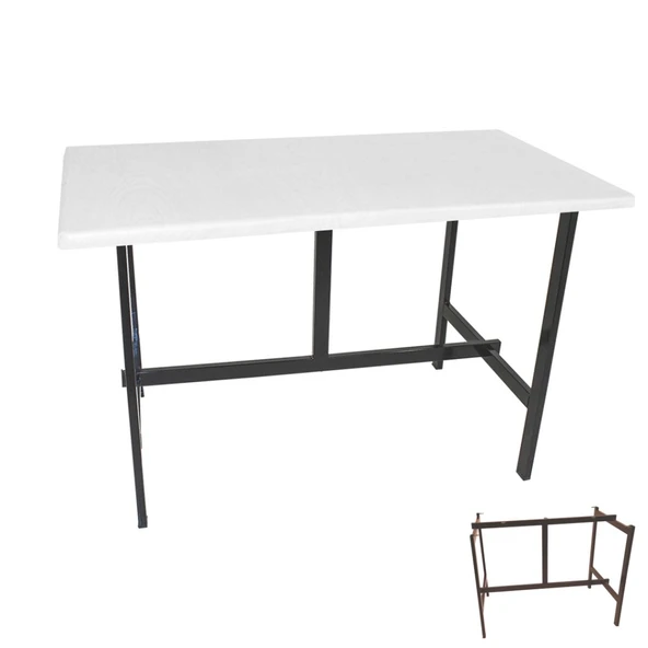 Capella Mutfak Masası 80x120 ESB (Werzalit, Wermodin ve Allzalit Tabla) - Beyaz ürün görseli 1