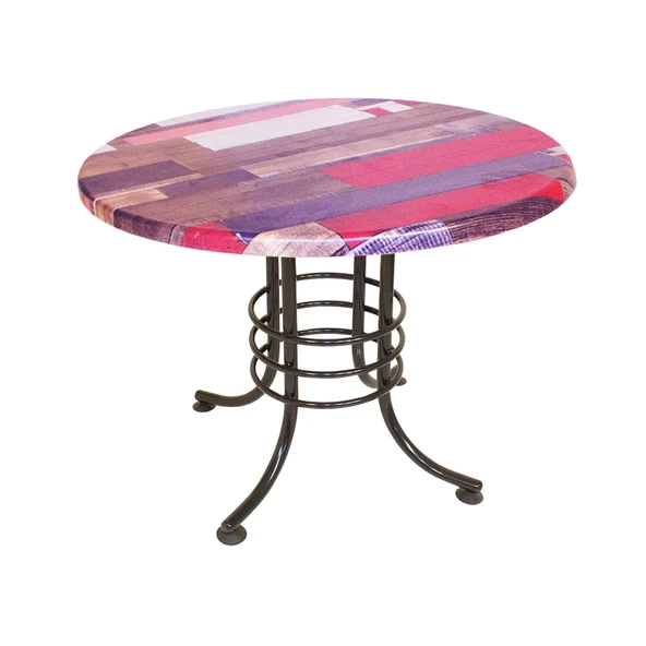 Buket Mega Yuvarlak ESB Masa Çap 107cm - (Werzalit, Wermodin ve Allzalit Tabla) - Red Wood ürün görseli 1