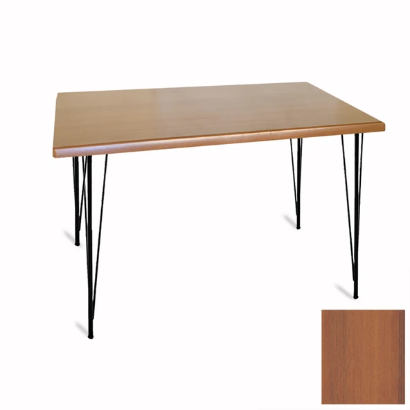 Premıum Mutfak Masası 70x120 ESB (Werzalit, Wermodin ve Allzalit Tabla) - Koyu Ahşap ürün görseli 1