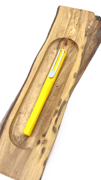 Solar Flare Minimalist - Canlı Sarı Modern Roller Kalem ürün görseli 1