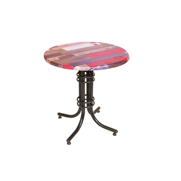 Buket Yuvarlak ESB Masa Çap 70cm - (Werzalit, Wermodin ve Allzalit Tabla) - Red Wood ürün görseli 1