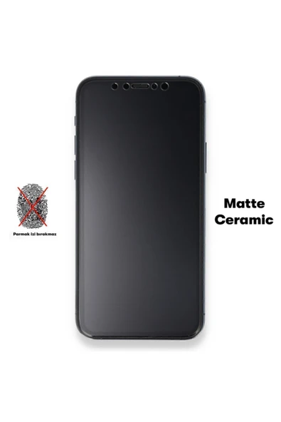 Iphone 7 Plus Cam Koruyucu Mat Seramik Nano 9d Ekranı Tam Kaplayan - Beyaz ürün görseli 1