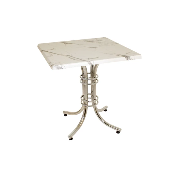 Buket Kare Masa 80x80cm  - (Werzalit, Wermodin ve Allzalit Tabla) - Afyon Mermer ürün görseli 1