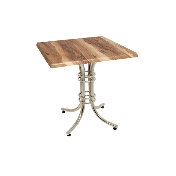 Buket Kare Masa 60x60cm  - (Werzalit, Wermodin ve Allzalit Tabla) - Indiana Wood ürün görseli 1