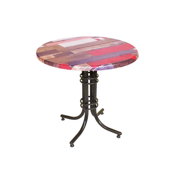 Buket Yuvarlak ESB Masa Çap 90cm - (Werzalit, Wermodin ve Allzalit Tabla) - Red Wood ürün görseli 1