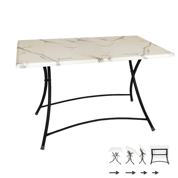 Modern Katlanır Masa 70x120 cm - (Werzalit, Wermodin ve Allzalit Tabla) - Afyon Mermer ürün görseli 1