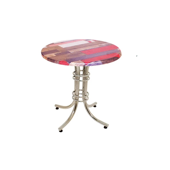 Buket Yuvarlak Masa Çap 60cm - (Werzalit, Wermodin ve Allzalit Tabla) - Red Wood ürün görseli 1