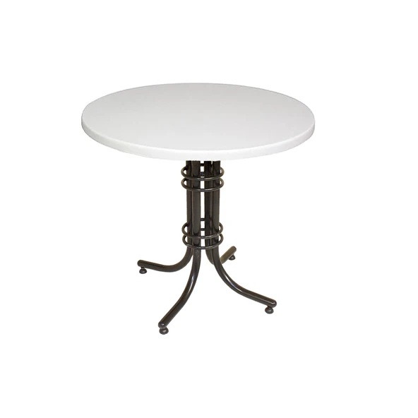 Buket Yuvarlak ESB Masa Çap 90cm - (Werzalit, Wermodin ve Allzalit Tabla) - Beyaz ürün görseli 1