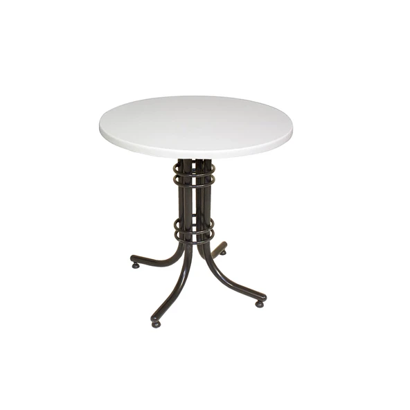 Buket Yuvarlak ESB Masa Çap 70cm - (Werzalit, Wermodin ve Allzalit Tabla) - Beyaz ürün görseli 1