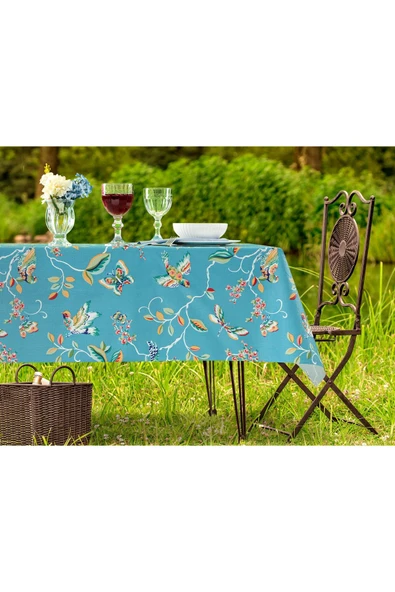 Violet Pvc Masa Örtüsü - Indigo - 100x140 Cm ürün görseli 1