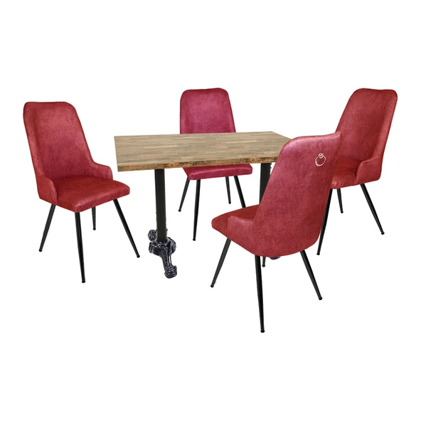 Çipa Laminat - Çırağan Masa Takımı - Fuşya ürün görseli 1