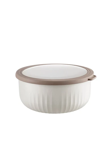 Lucca 4'lü Saklama Kabı Seti - Bej - 10 cm - Resim 5